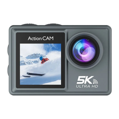 Puruxe Action Camera with dual screens and wide-angle lens

