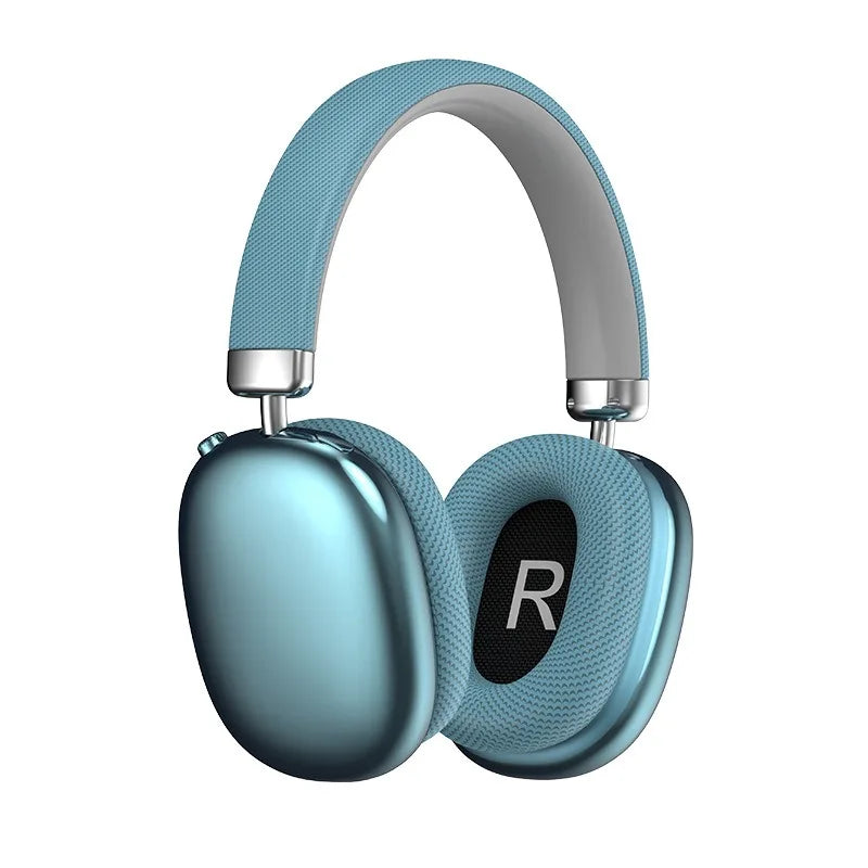 Blue Sekoda Noise Cancelling Headphones with a 'R' logo on a white background
