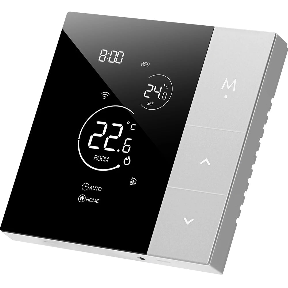 Digital ClimaClik Home Thermostat with temperature display on a white background