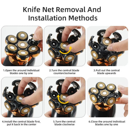 DomeeGlix Head Shaver knife net removal 