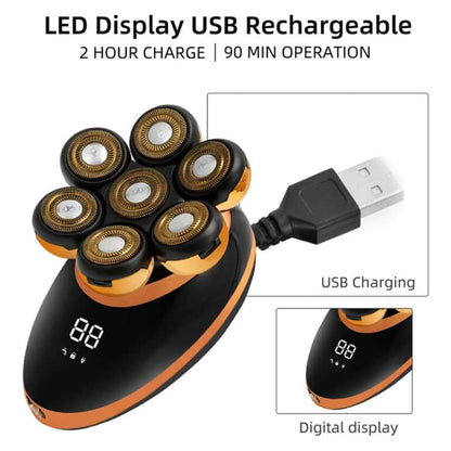 DomeeGlix Head Shaver led display 