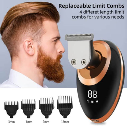 DomeeGlix Head Shaver replaceable limit combs