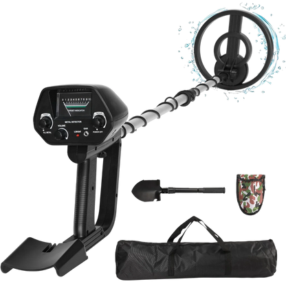 HunTonnix Metal Detector with accessories on a white background