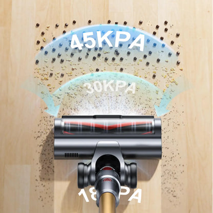 Jomasshop Vacuum Cleaner head with pressure indicators on a wooden floor