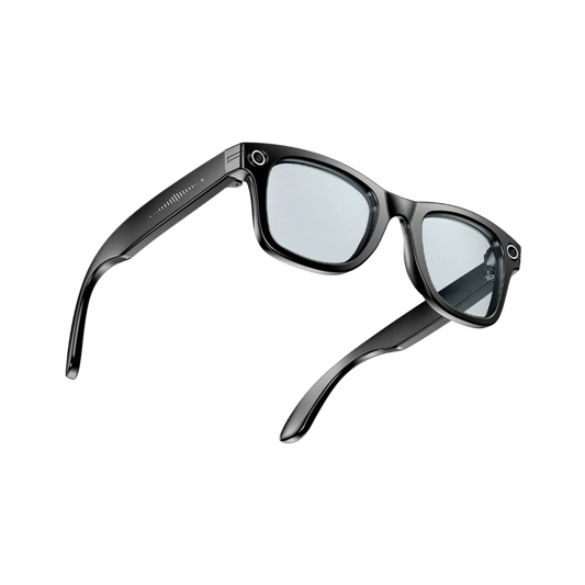 Black Korons Smart Glasses on a white background