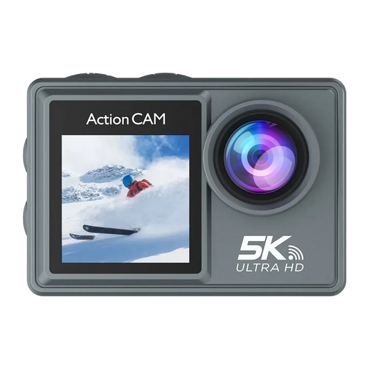 Kozenix Action Camera with 5K Ultra HD label on a white background