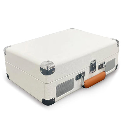 LyriHerz Suitcase Record Player white 