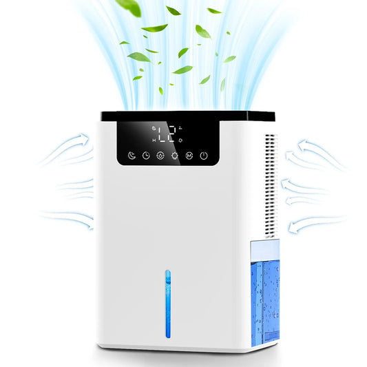 Marvics Dehumidifier D2 with digital display on a white background