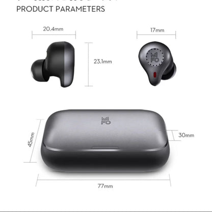 Mifo O5 Plus Gen 3 Wireless Earbuds with charging case – premium true wireless earbuds in sleek compact design.