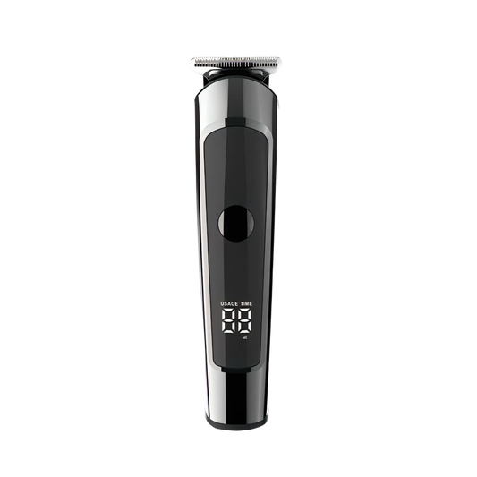 Black Nordzens Hair Clipper with digital display on a white background