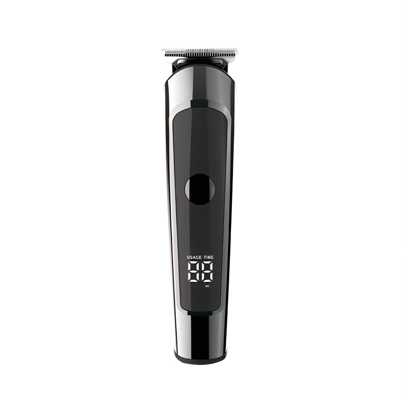 Black Puruxe Hair Clipper with digital display on a white background