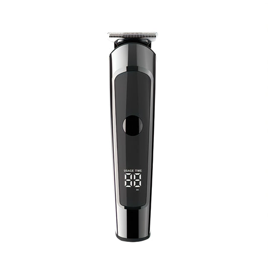 Black Puruxe Hair Clipper with digital display on a white background