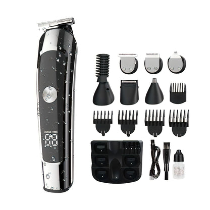 Puruxe Hair Clipper set with attachments on a white background