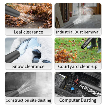 Collage of various cleaning scenarios using a high-pressure washer.