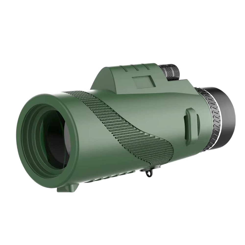 Green Vistanici Monocular on a white background