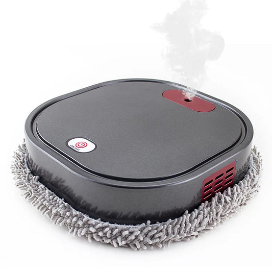 WiceRobo Robot Mop Vacuum with a cleaning brush on a white background