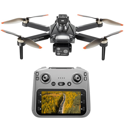 ZIMO Air S7 Drone with propellers and a remote control device on a white background