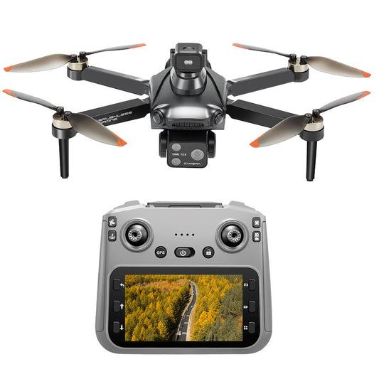 ZIMO Air S7 Drone with propellers and a remote control device on a white background