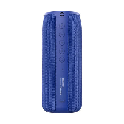 Beatfy 360 Bluetooth Speaker in vibrant blue – stylish portable speaker with 360-degree sound and waterproof design.