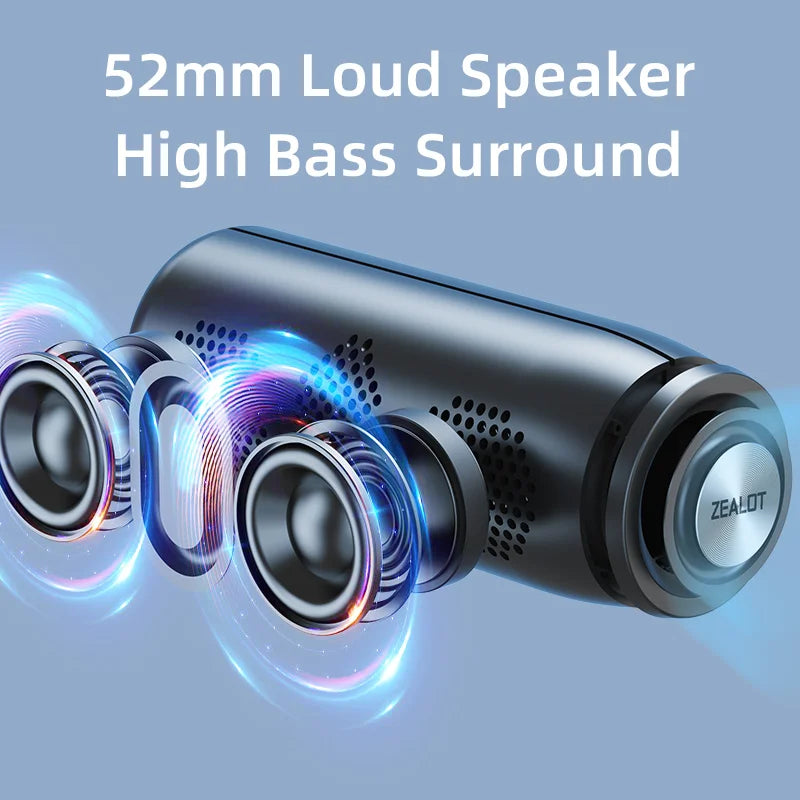 Close-up of Beatfy 360 speaker control buttons – easy-access interface for volume, power, and Bluetooth pairing