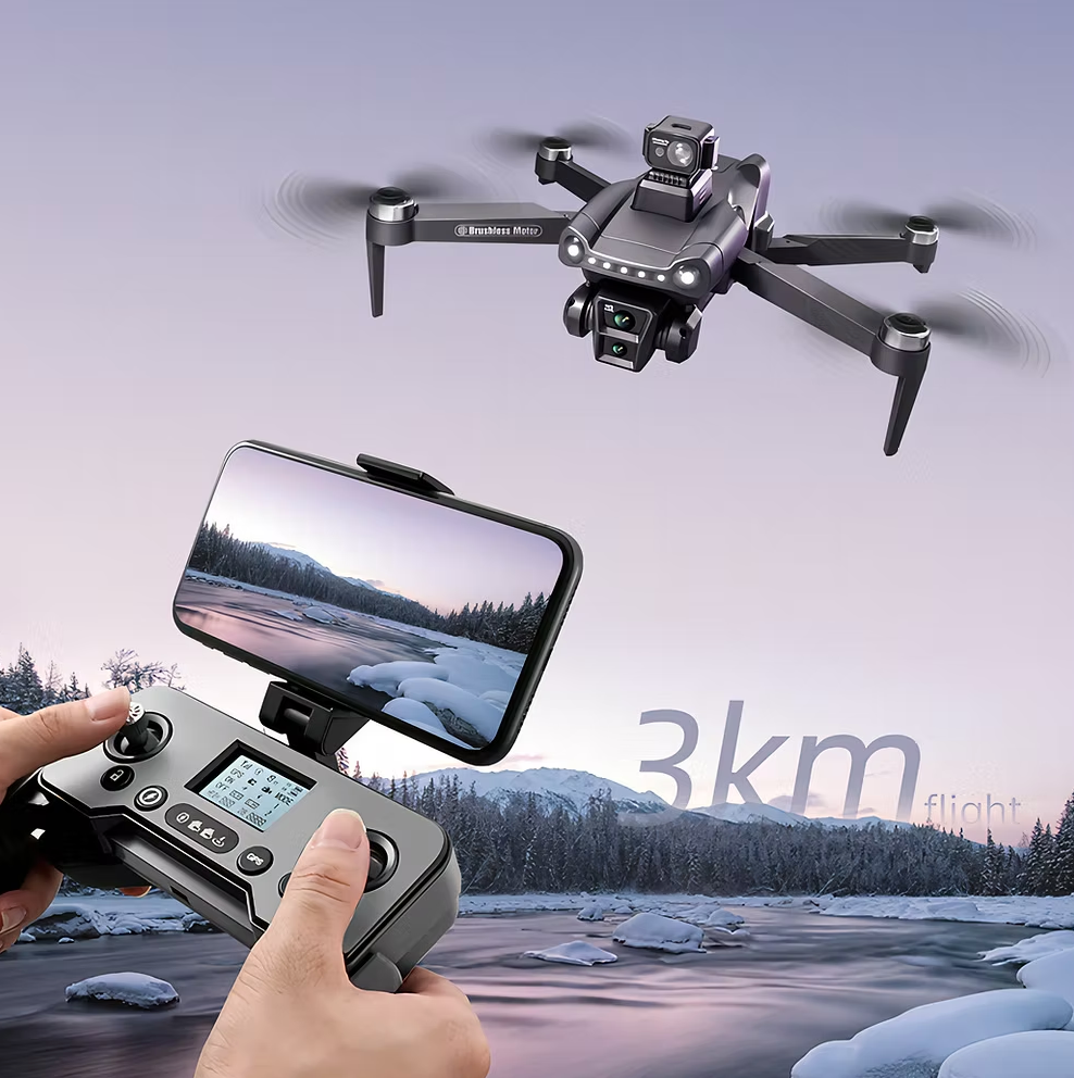 Eonvy Air+ Pro Max drone with 3km remote control range for long-distance aerial exploration

