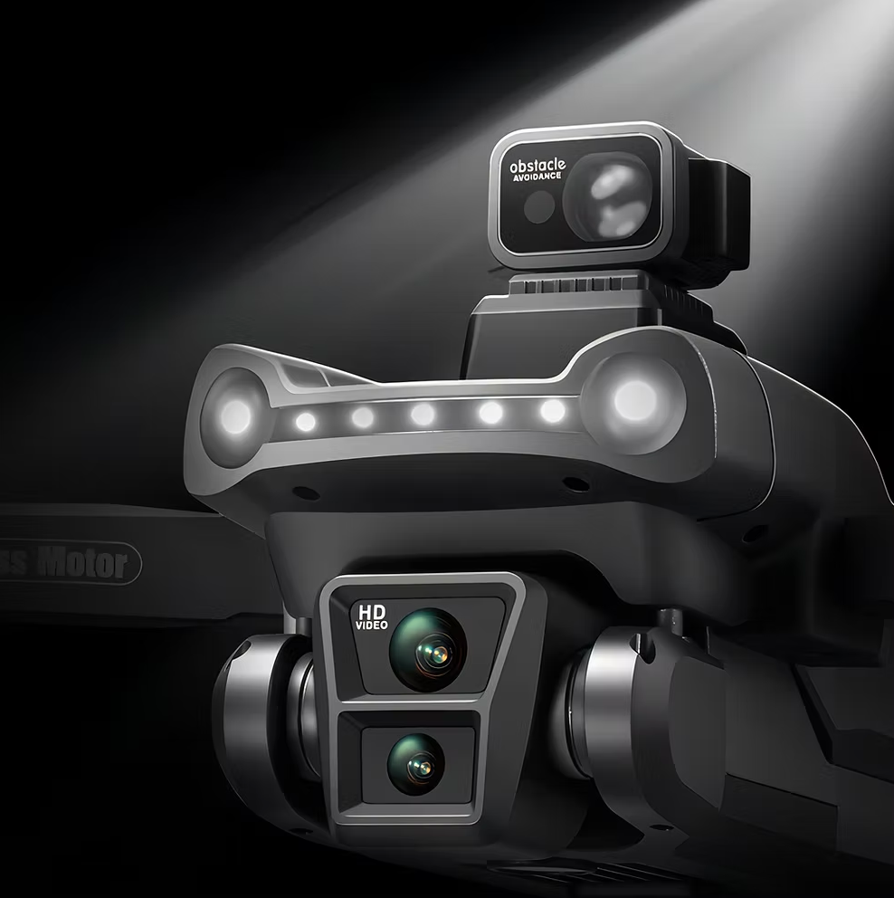 Eonvy Air+ Pro Max drone with dual camera system including 8K adjustable front camera and high-resolution bottom lens

