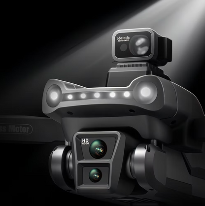 Eonvy Air+ Pro Max drone with dual camera system including 8K adjustable front camera and high-resolution bottom lens

