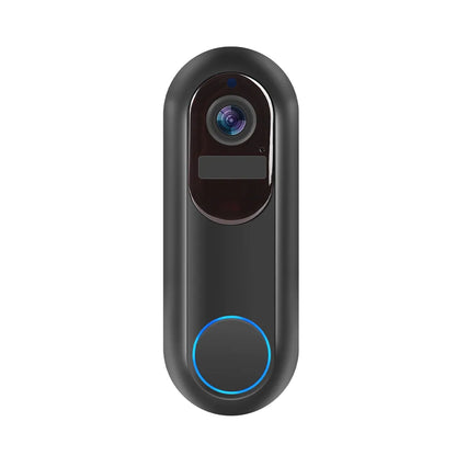 halovision doorbell camera with camera and button on a white background