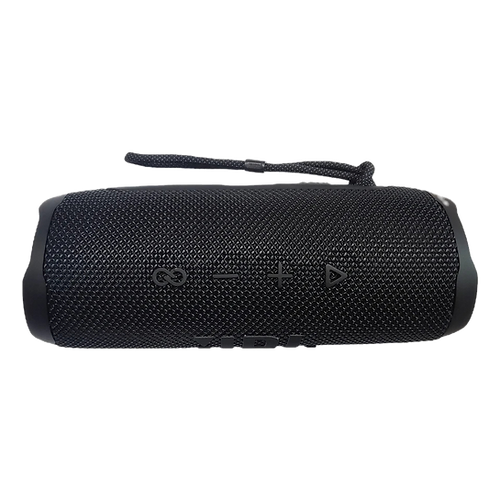 JBL Flip 6 portable Bluetooth speaker in black, featuring compact design and rugged exterior for travel and outdoor use

