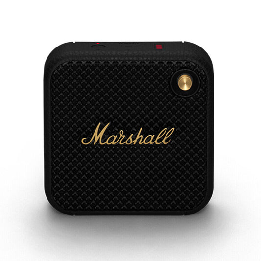 Marshall Willen Bluetooth Speaker in black – portable, wireless speaker with iconic Marshall design and rugged finish.