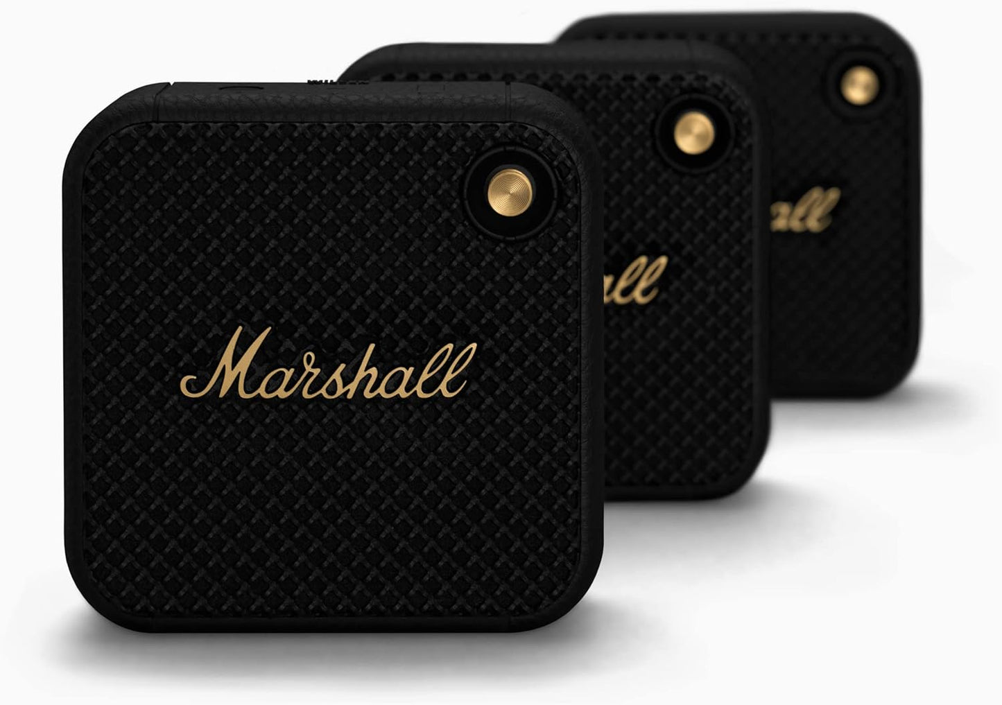 Marshall Willen stackable Bluetooth speakers – modular design for amplified stereo sound and versatile setup