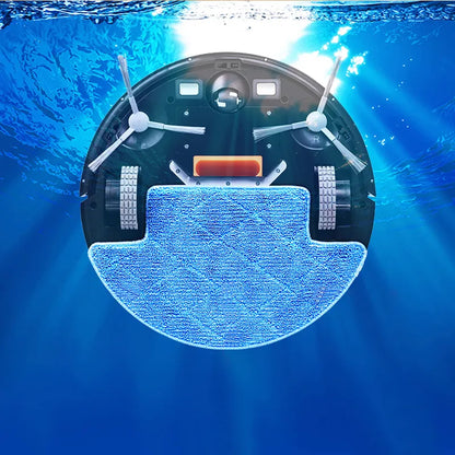 Moxier M7S Robot Vacuum cleaner underwater with blue light effect
