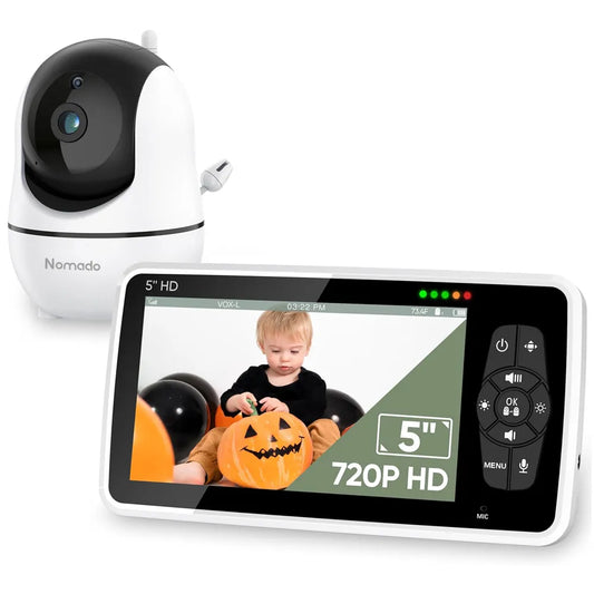 Nomado Baby Monitor with 7-Inch HD Display – Large Screen Baby Camera with Night Vision and Two-Way Audio | TechRova
