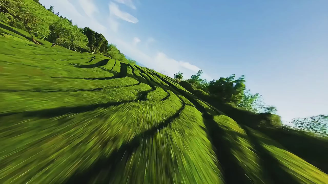 Xiaomi S156 drone in flight capturing real-time aerial footage with 360° camera angles, obstacle avoidance, and smooth brushless motor performance
