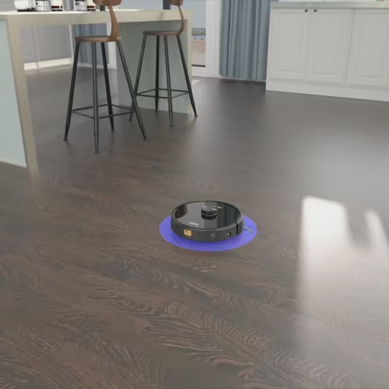 ABIR X8 Robot Vacuum Cleaner | Dual Laser Navigation, 6500Pa Suction, Smart Mopping & UV Sterilization


