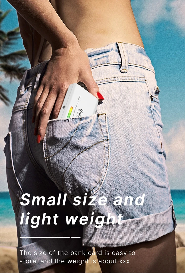 Ulanzi VL120RGB LED Video Light with compact, lightweight design shown fitting into a pocket, perfect for travel, mobile shooting, and creators on the go
