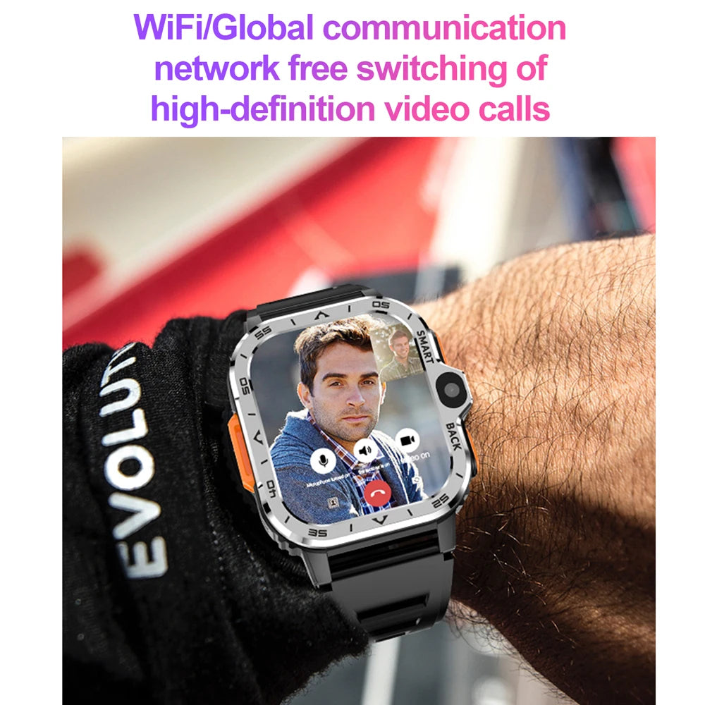 VALDUS 4G Smartwatch with WiFi and global network support for high-definition video calls anytime, anywhere