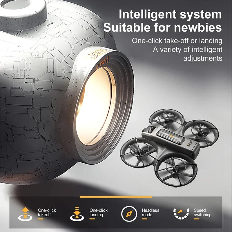 Xiaomi S156 drone intelligent control system with beginner-friendly features like one-key takeoff, headless mode, and altitude hold for easy flight
