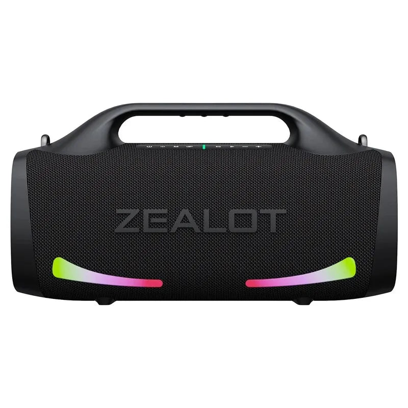 ZEALOT S79 100W Portable Bluetooth Speaker with Deep Bass and LED Indicators – Outdoor Waterproof Design

