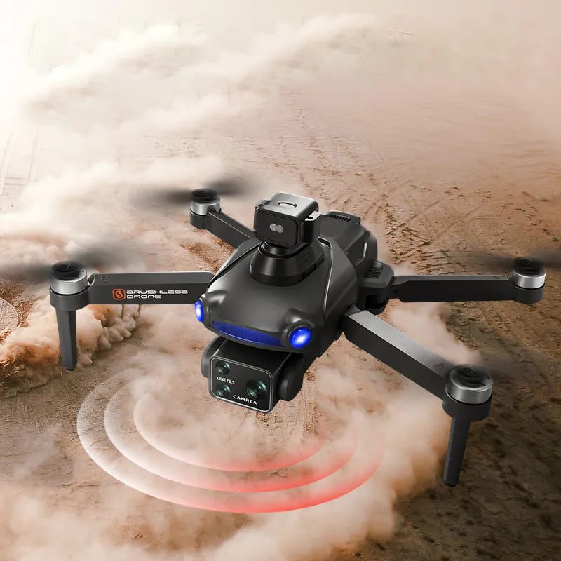 Black Zimo air s7 drone with camera on a desert background